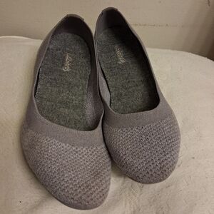 Allbirds Women's Gray Slip-On Woven Shoes - Mocassin Size 9.5M